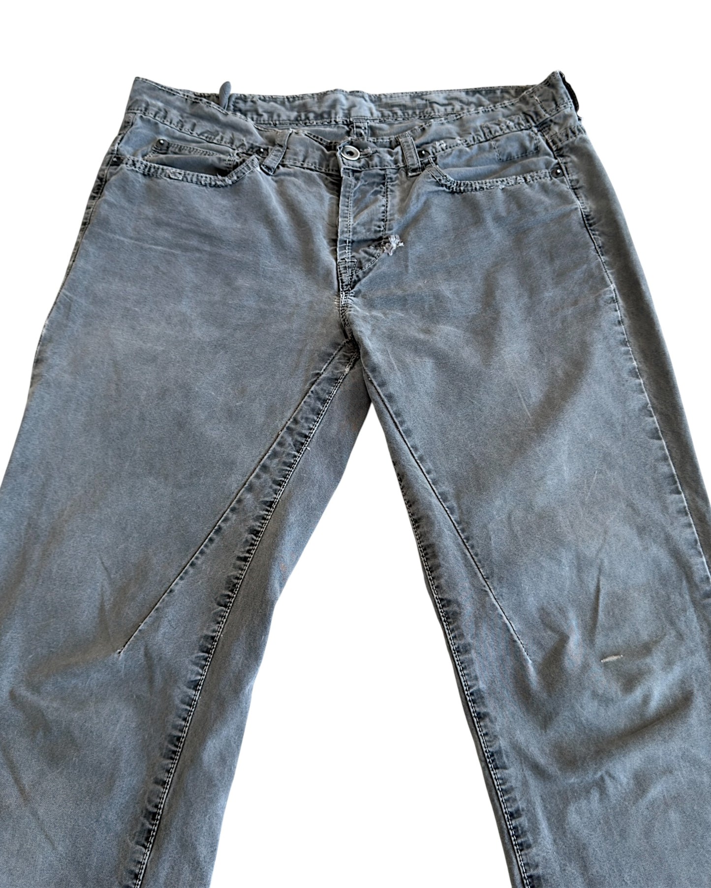 Rick Owens Drkshdw SS2006 "Tungsten" Dark Shadow Thin Denim Jeans