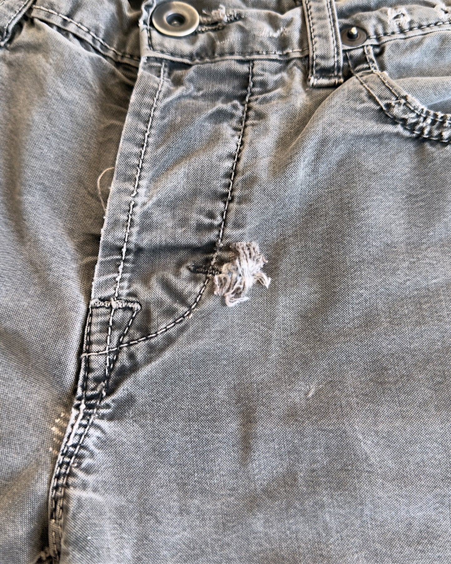 Rick Owens Drkshdw SS2006 "Tungsten" Dark Shadow Thin Denim Jeans