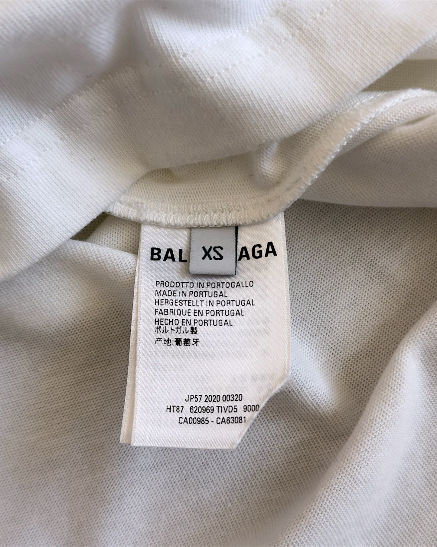 Balenciaga Paris SS2020 Gym Wear T-Shirt