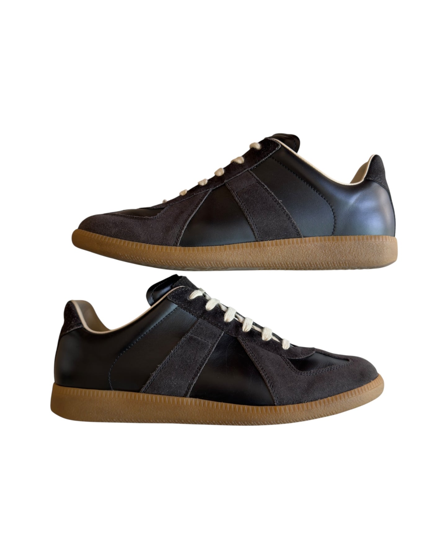 Maison Margiela Replica German Army Trainer GAT Leather Low Sneakers