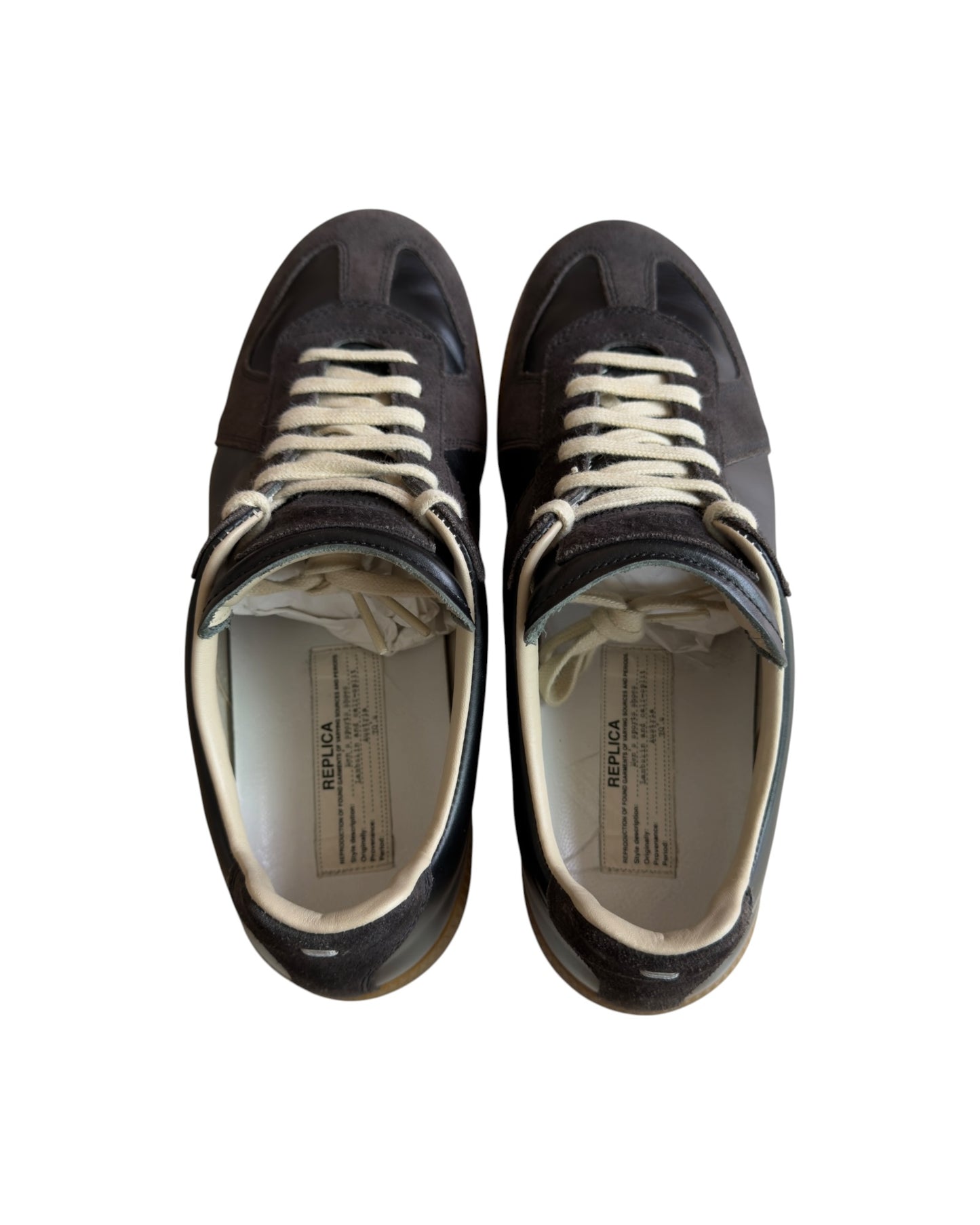 Maison Margiela Replica German Army Trainer GAT Leather Low Sneakers