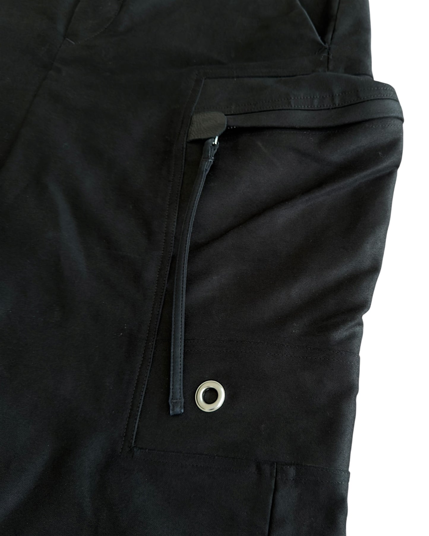 Rick Owens FW18 "Sisyphus" Cotton Moleskin Cargo Cropped Pants