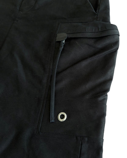 Rick Owens FW18 "Sisyphus" Cotton Moleskin Cargo Cropped Pants