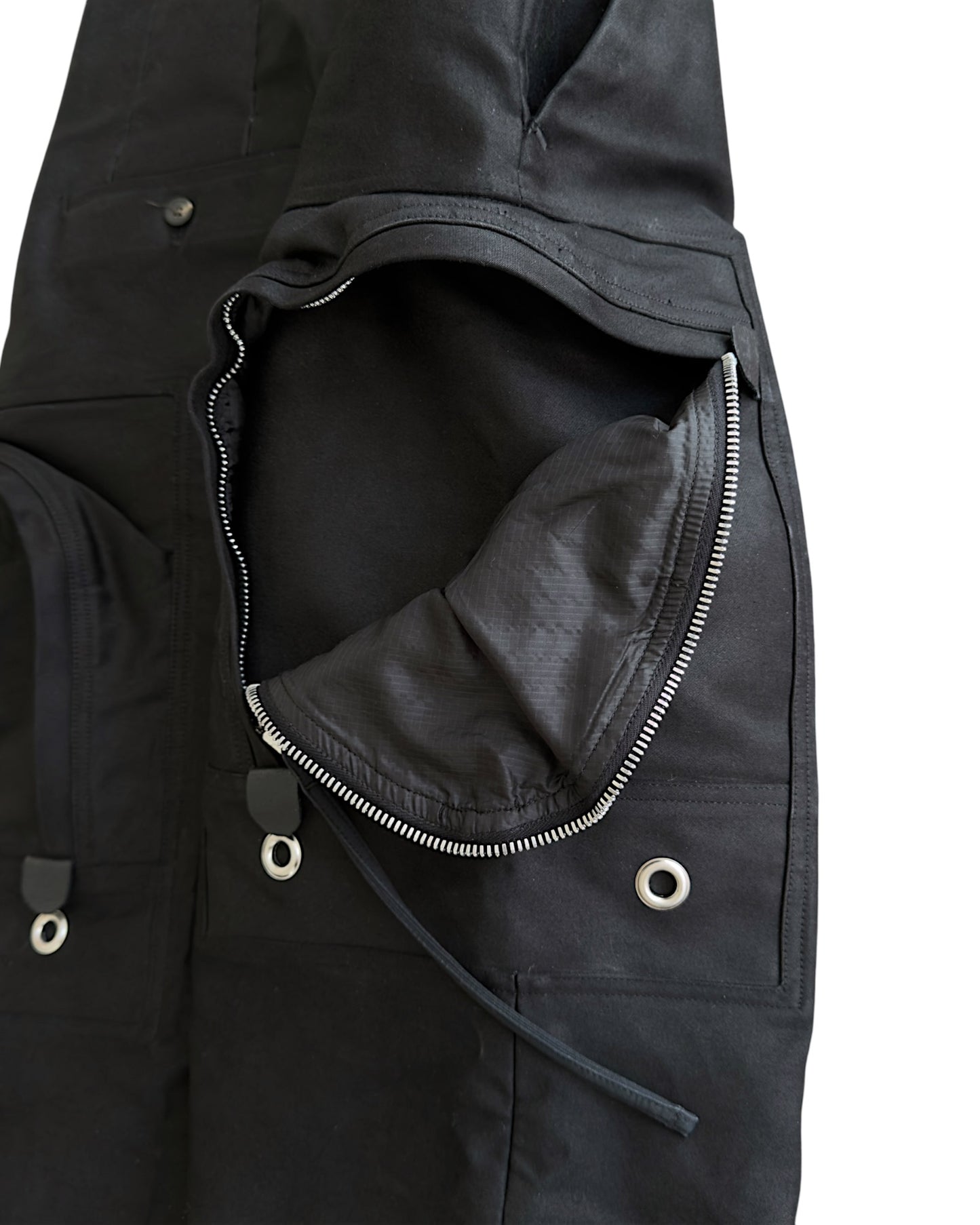 Rick Owens FW18 "Sisyphus" Cotton Moleskin Cargo Cropped Pants