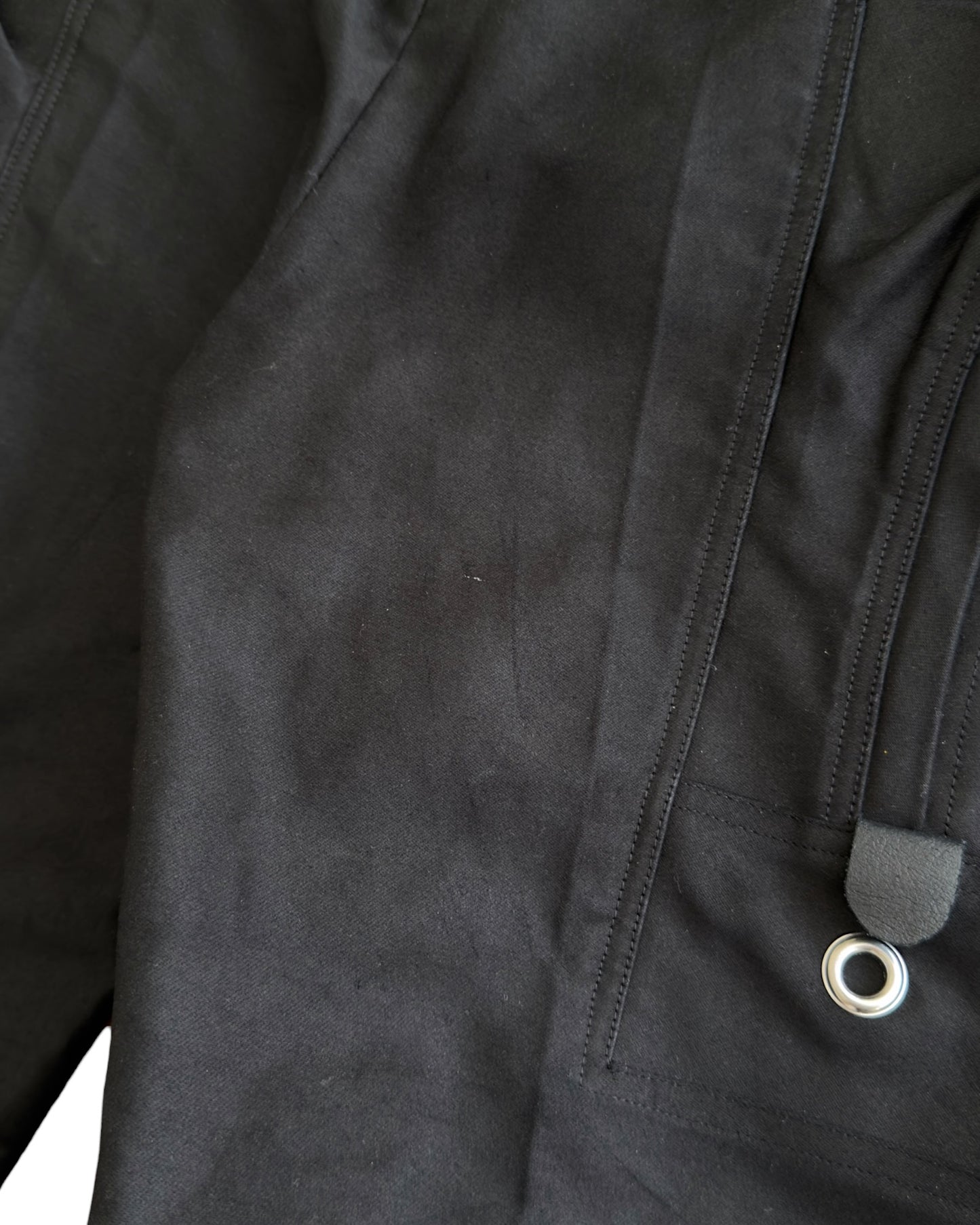 Rick Owens FW18 "Sisyphus" Cotton Moleskin Cargo Cropped Pants