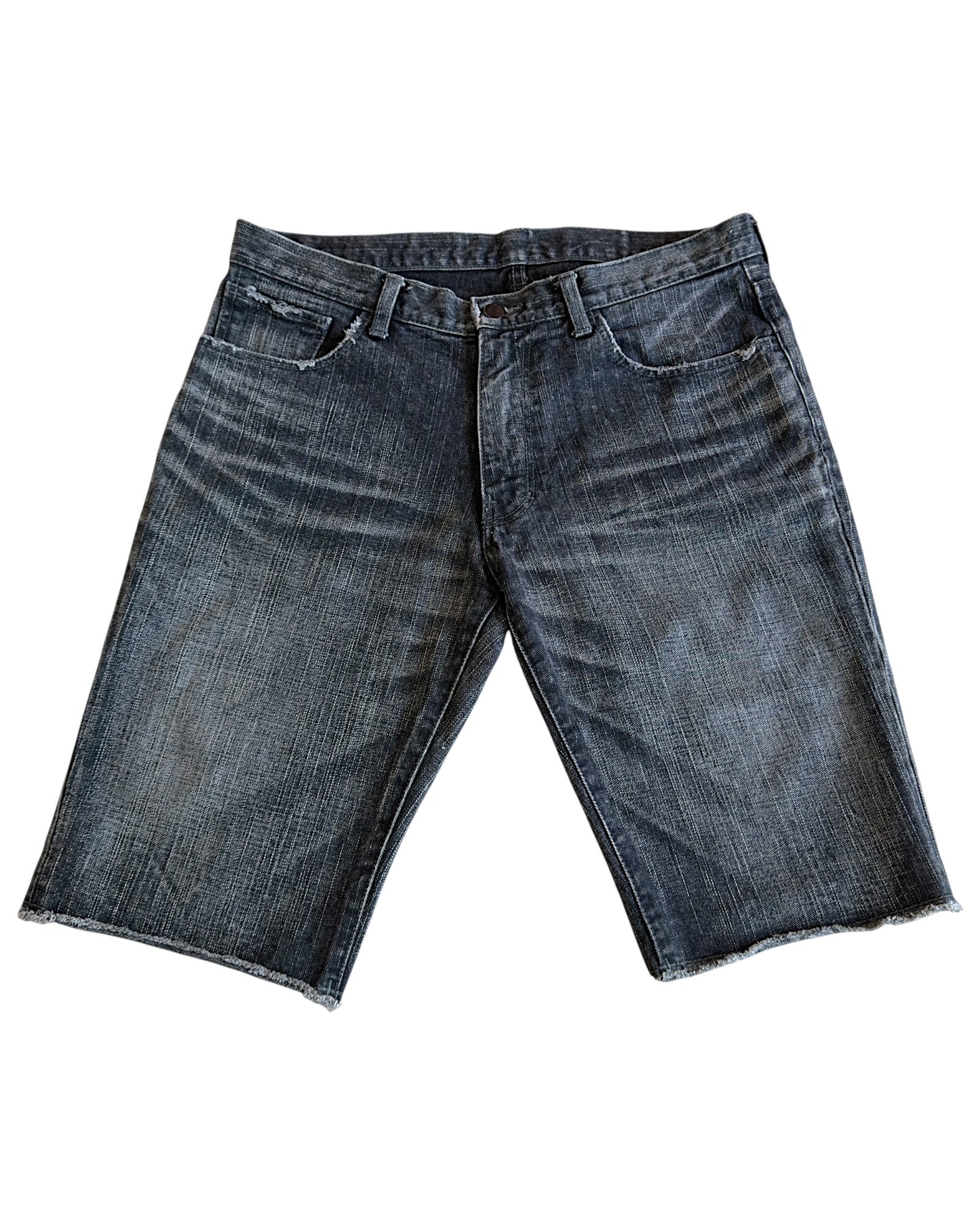 Number (N)ine SS04 "Dream Baby Dream" Double Pocket Pain Denim Shorts