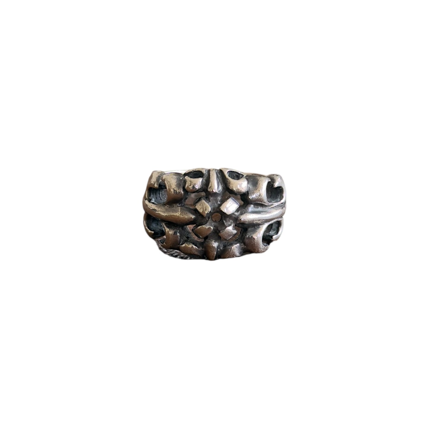 A&G Rock 925 Sterling Silver Fleur De Lis Openwork Ring