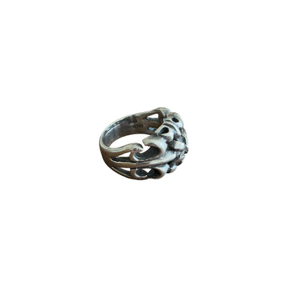 A&G Rock 925 Sterling Silver Fleur De Lis Openwork Ring