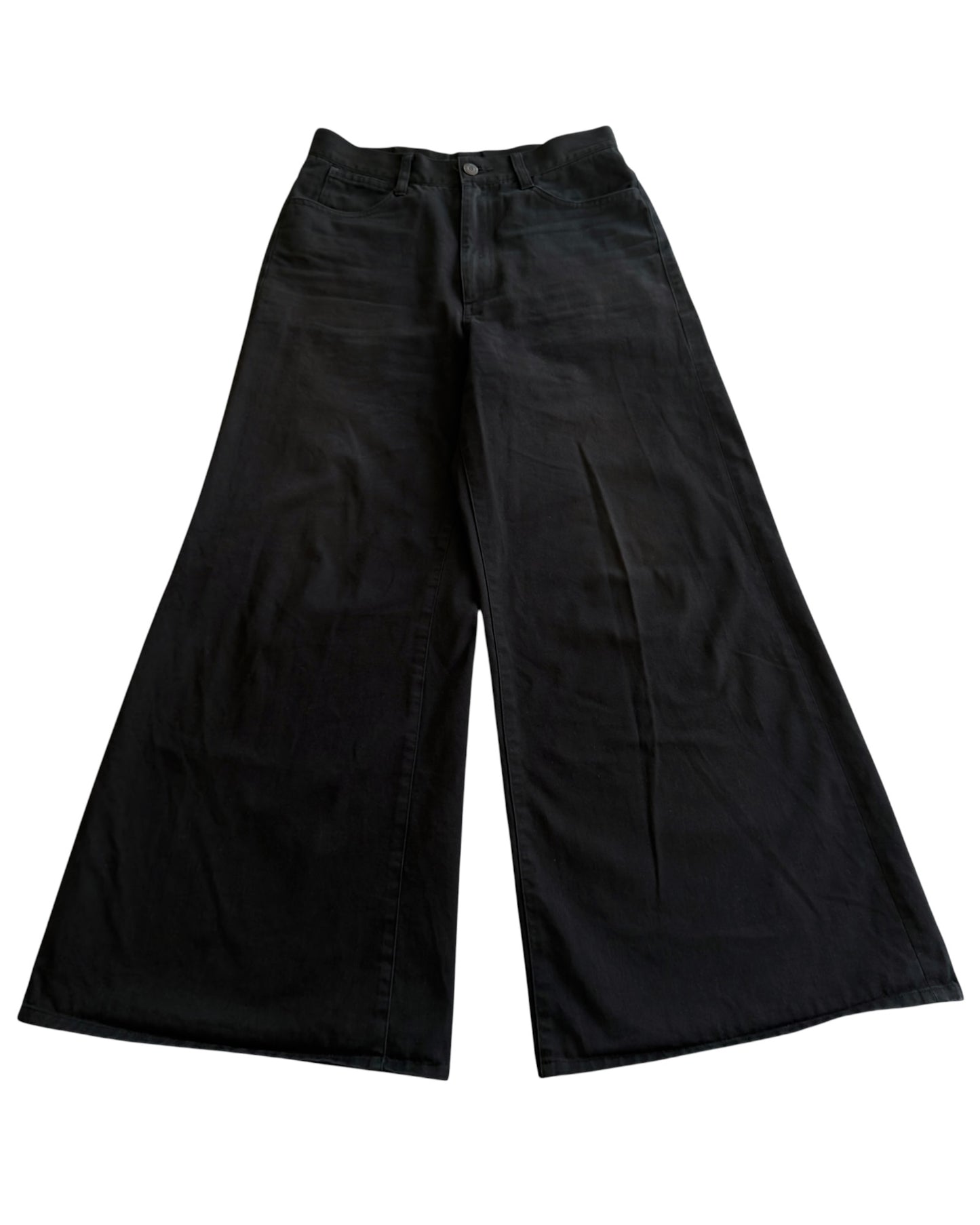 Lad Musician Mega Wide Leg Flare Denim Jeans