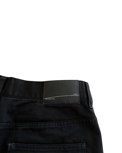 Lad Musician Mega Wide Leg Flare Denim Jeans