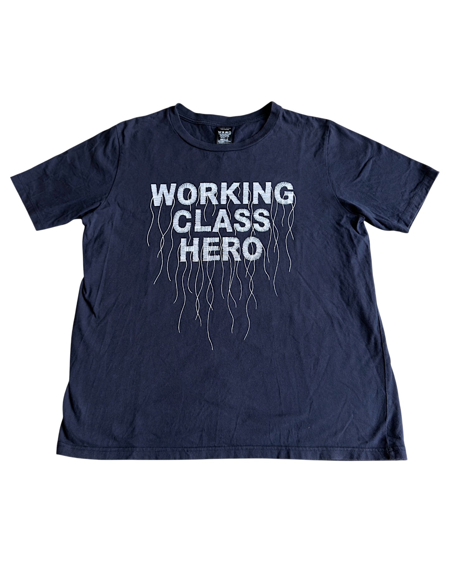 Number (N)ine Working Class Hero Threads Texture T-Shirt