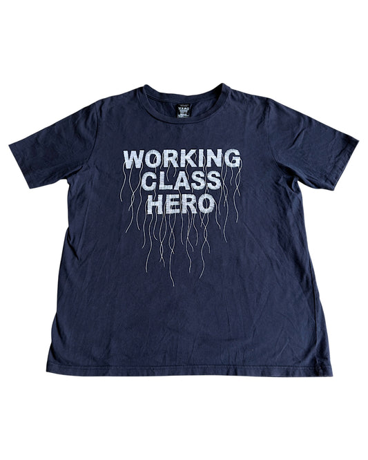 Number (N)ine Working Class Hero Threads Texture T-Shirt