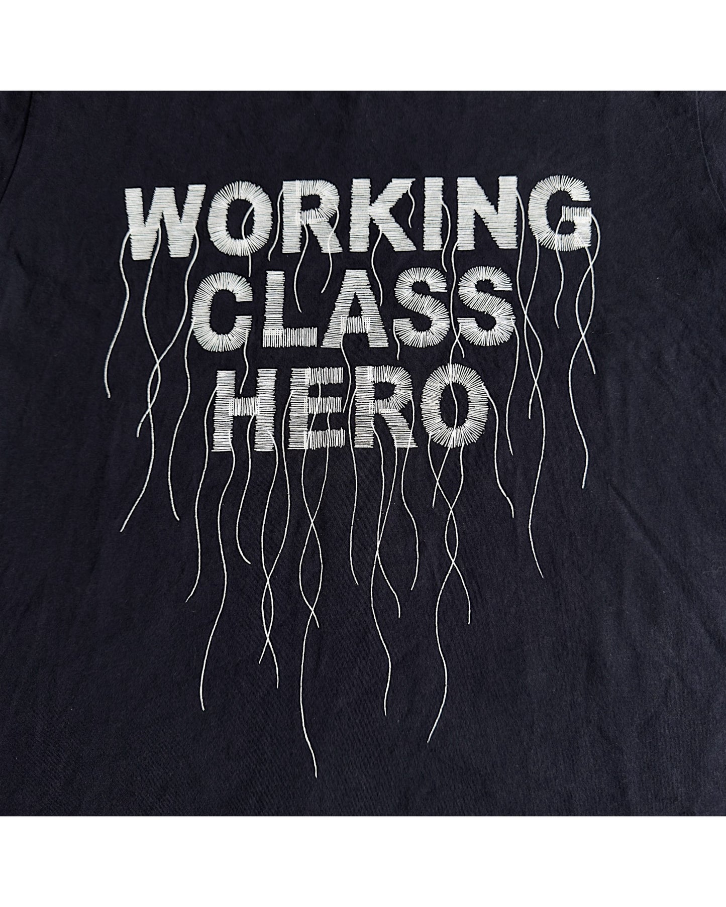 Number (N)ine Working Class Hero Threads Texture T-Shirt