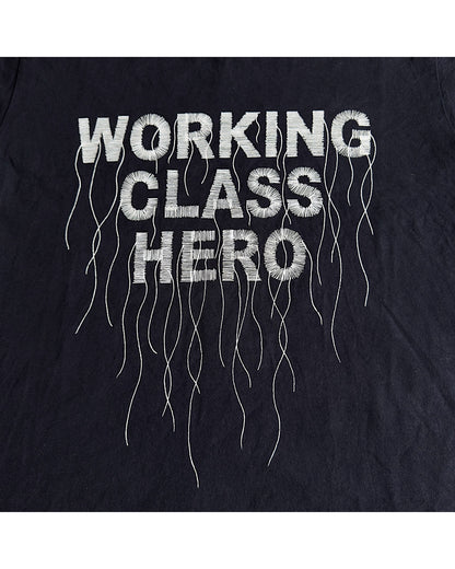 Number (N)ine Working Class Hero Threads Texture T-Shirt