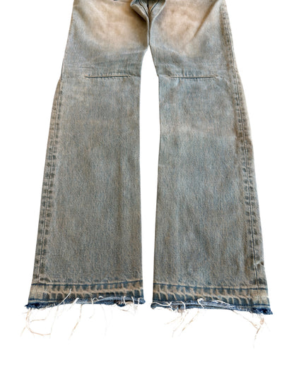 Number (N)ine SS07 "About A Boy" Mud Dirt Wash Pain Denim Jeans
