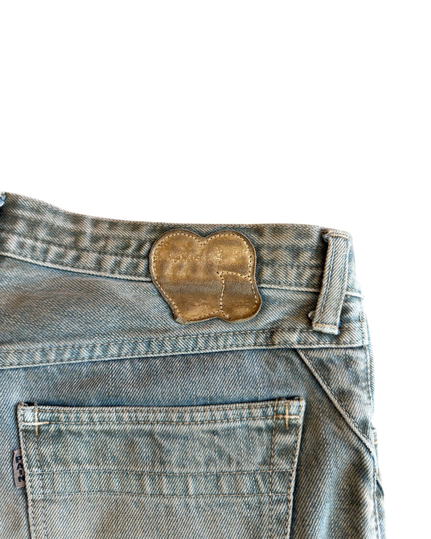 Number (N)ine SS07 "About A Boy" Mud Dirt Wash Pain Denim Jeans