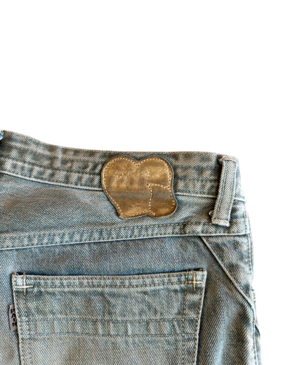 Number (N)ine SS07 "About A Boy" Mud Dirt Wash Pain Denim Jeans