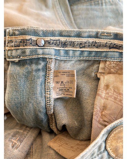 Number (N)ine SS07 "About A Boy" Mud Dirt Wash Pain Denim Jeans