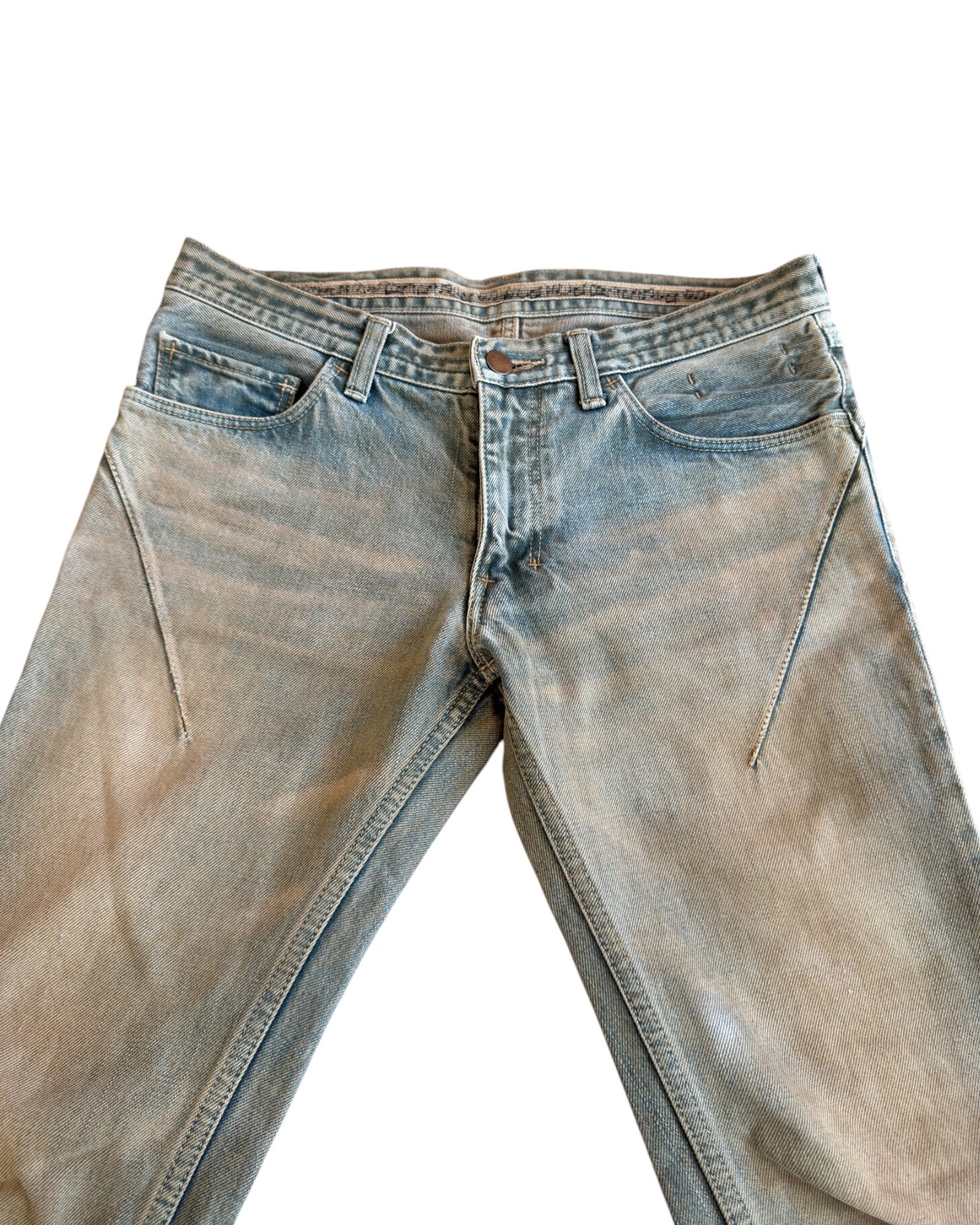 Number (N)ine SS07 "About A Boy" Mud Dirt Wash Pain Denim Jeans