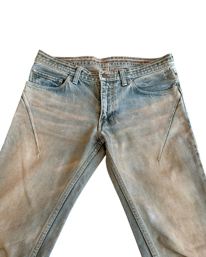 Number (N)ine SS07 "About A Boy" Mud Dirt Wash Pain Denim Jeans