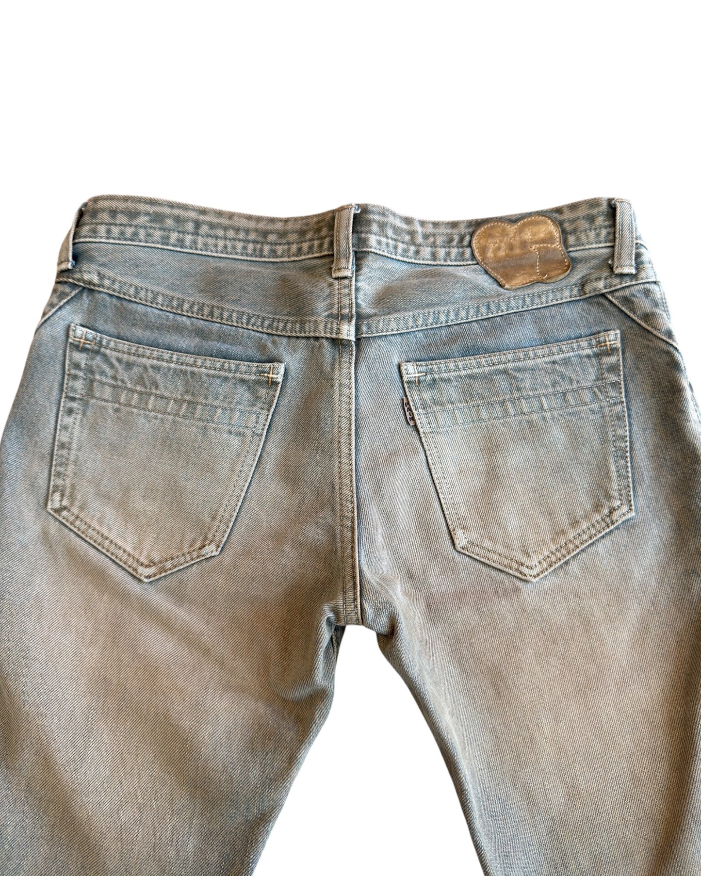 Number (N)ine SS07 "About A Boy" Mud Dirt Wash Pain Denim Jeans