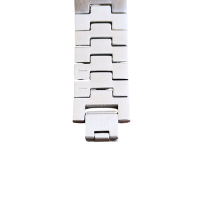 Balenciaga Vintage Roman White Circle Dial Stainless Steel Quartz Watch