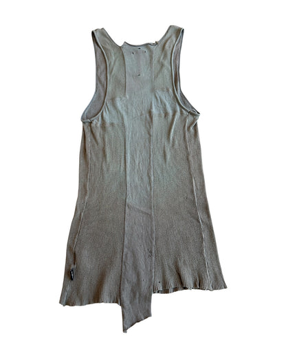 L.G.B. (Le Grande Bleu) Moss Green Back Cross Patch Tank Top Shirt