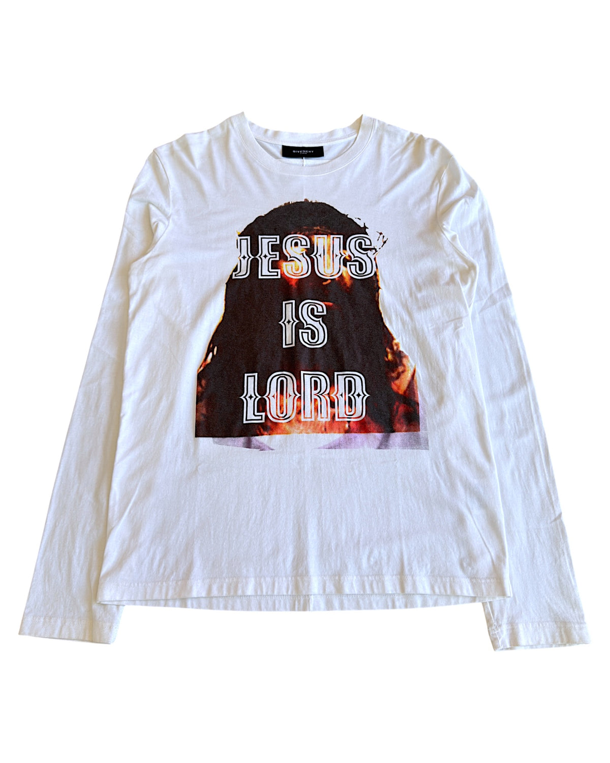 Givenchy FW2010 Riccardo Tisci Jesus Is Lord Long Sleeve T-Shirt