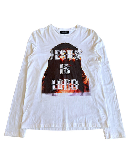 Givenchy FW2010 Riccardo Tisci Jesus Is Lord Long Sleeve T-Shirt