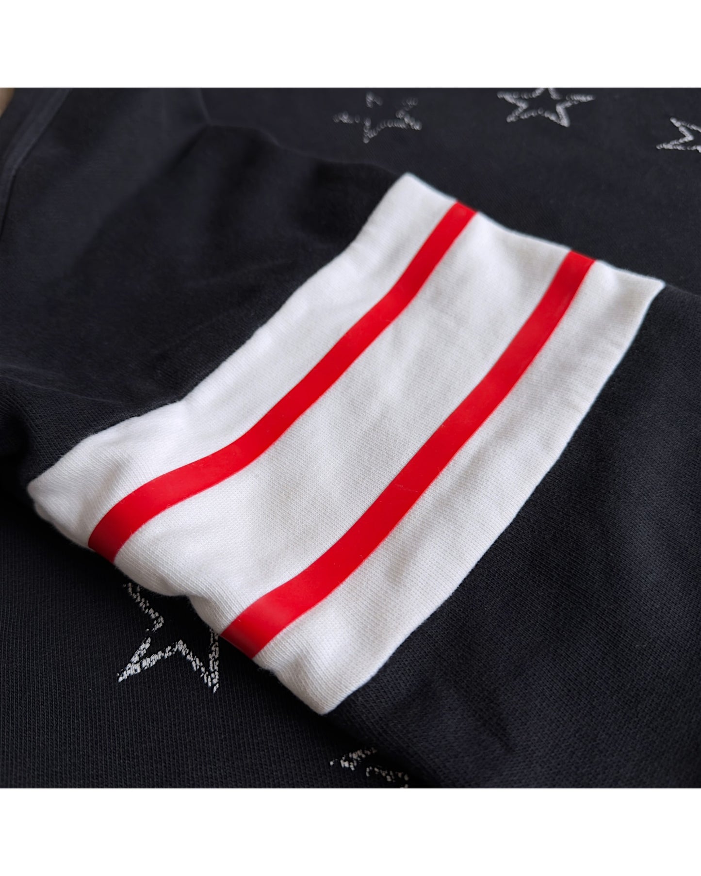 Givenchy Riccardo Tisci Stars Circle Plastic Stripes Sweatshirt