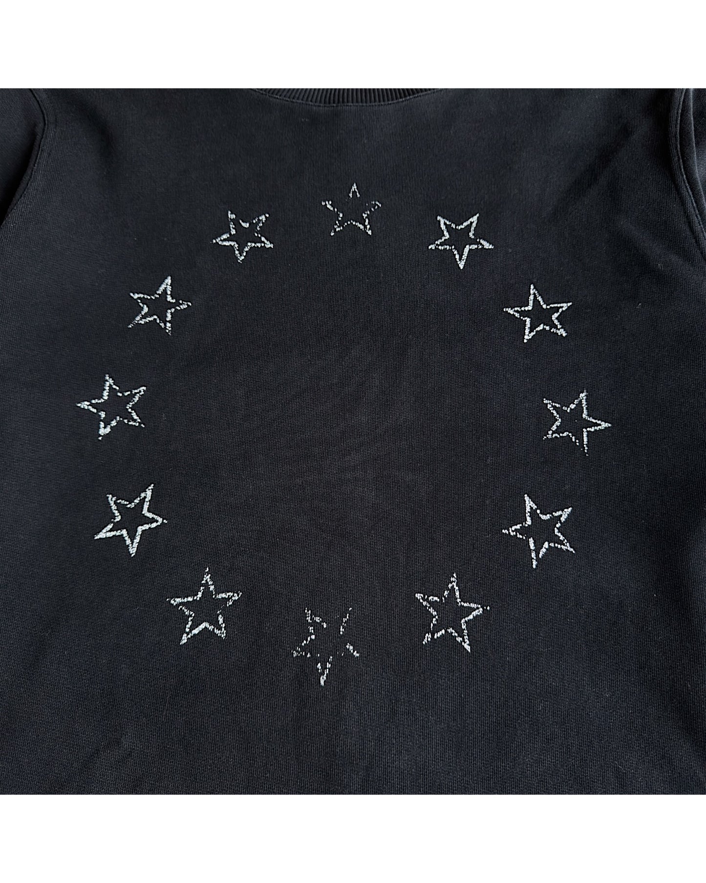 Givenchy Riccardo Tisci Stars Circle Plastic Stripes Sweatshirt