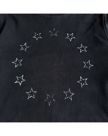 Givenchy Riccardo Tisci Stars Circle Plastic Stripes Sweatshirt