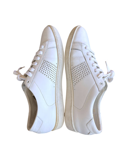 Saint Laurent SL\01 SS14 Studded Leather Low Sneakers