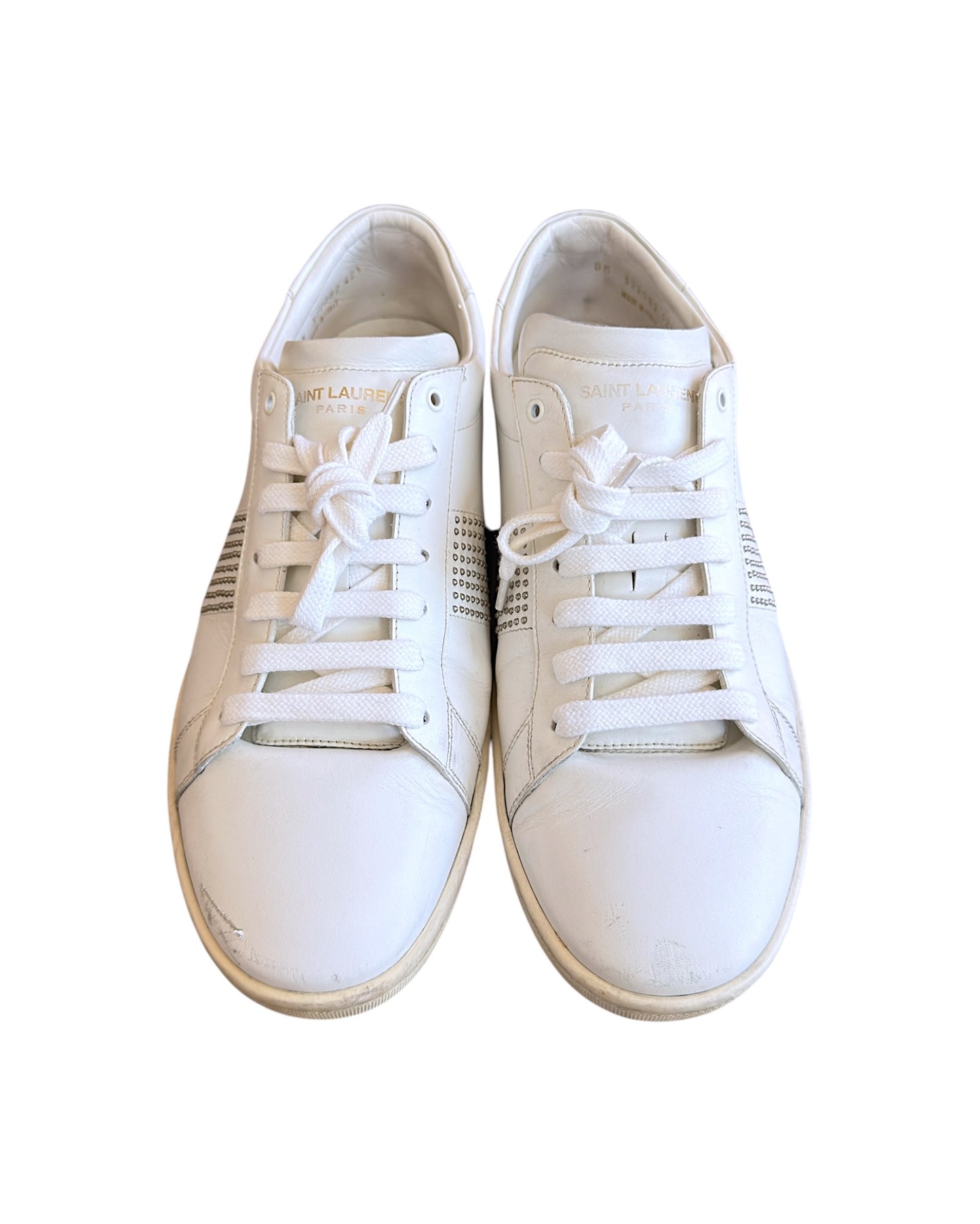 Saint Laurent SL\01 SS14 Studded Leather Low Sneakers