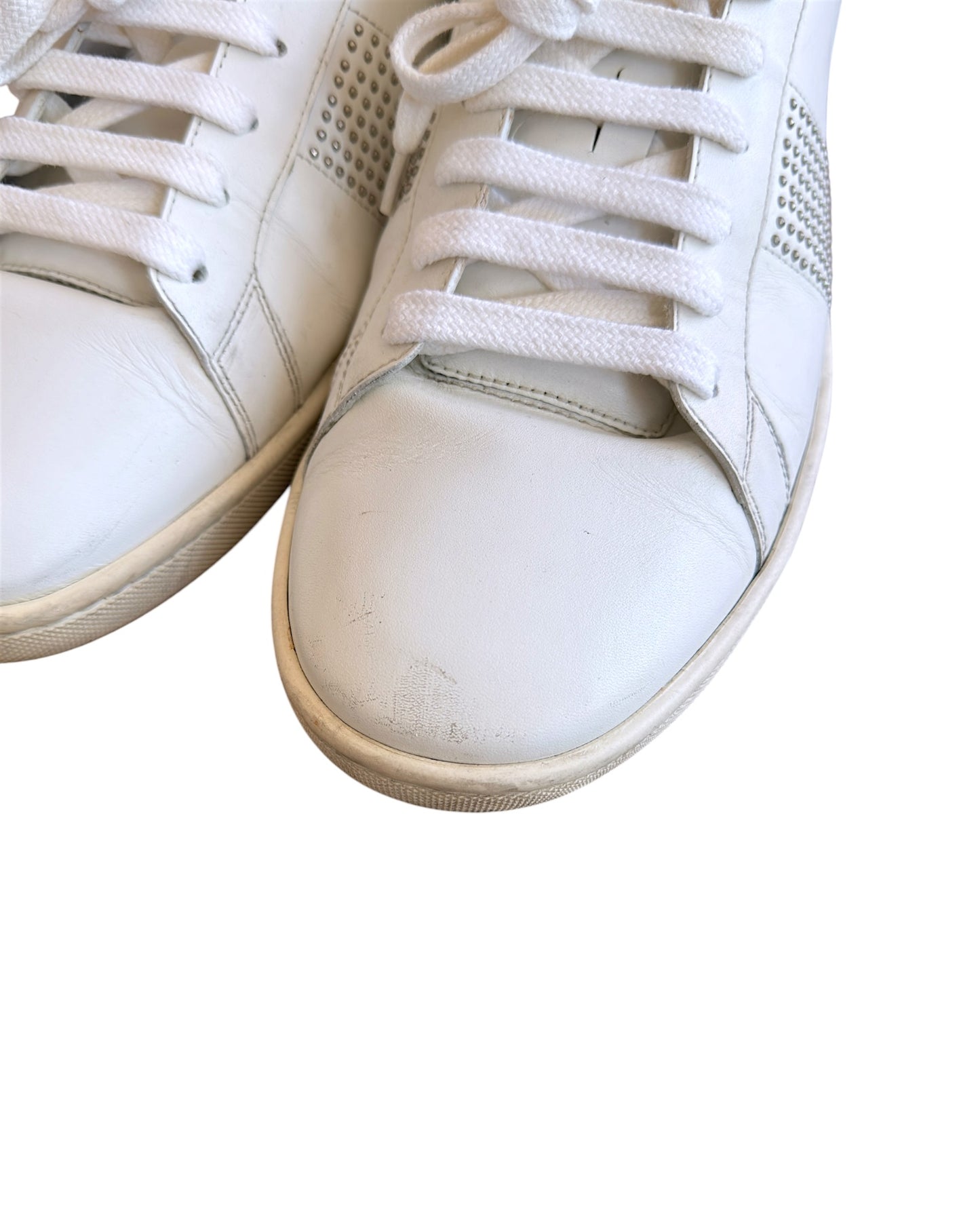 Saint Laurent SL\01 SS14 Studded Leather Low Sneakers
