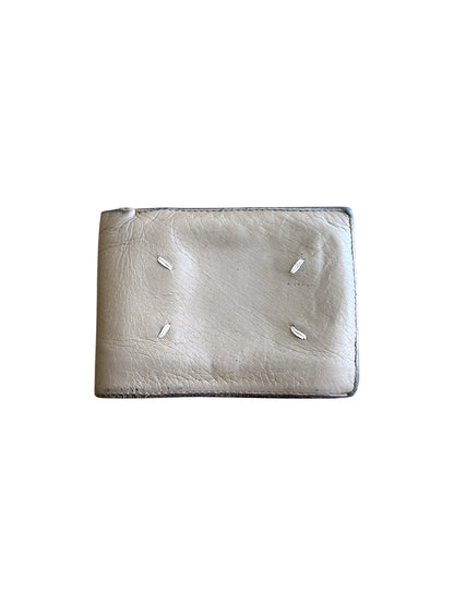 Maison Margiela Zip Coin Pouch Bifold Leather Wallet