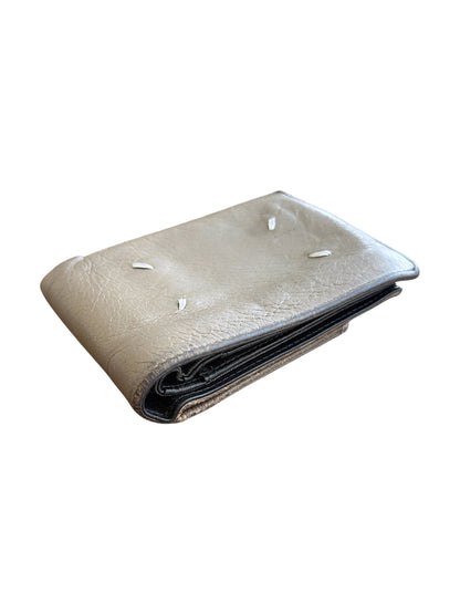 Maison Margiela Zip Coin Pouch Bifold Leather Wallet