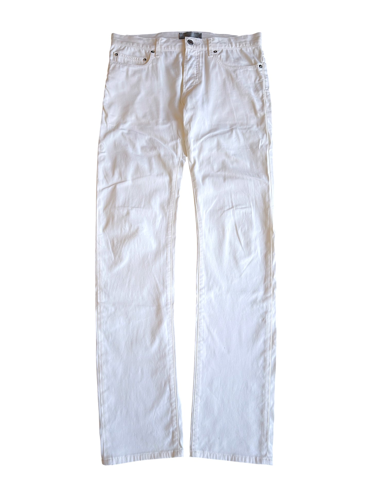 Dior Homme SS08 White Denim Jeans