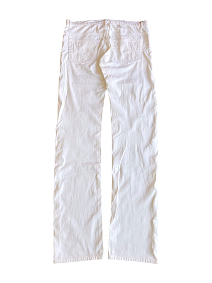 Dior Homme SS08 White Denim Jeans