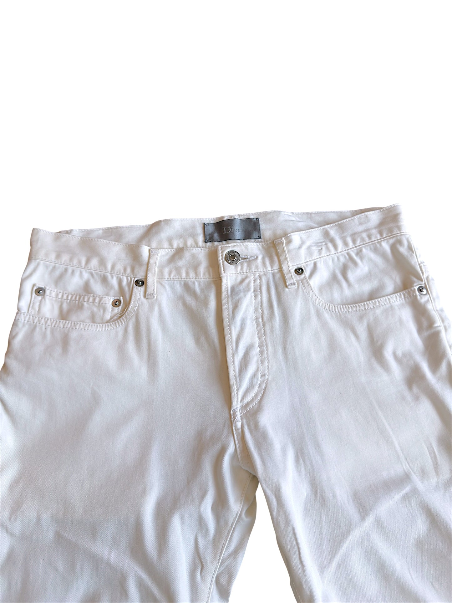 Dior Homme SS08 White Denim Jeans