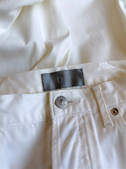 Dior Homme SS08 White Denim Jeans