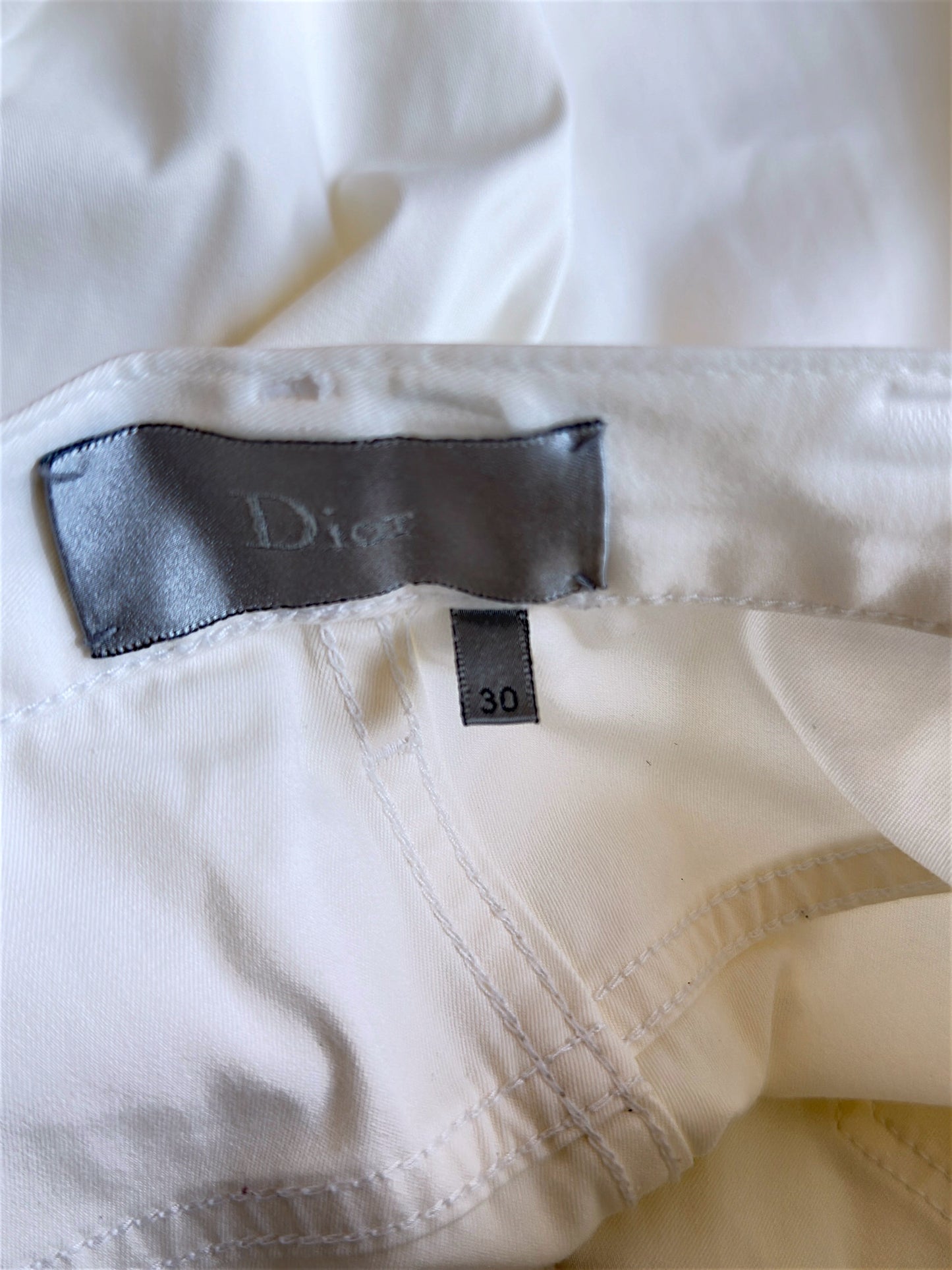 Dior Homme SS08 White Denim Jeans