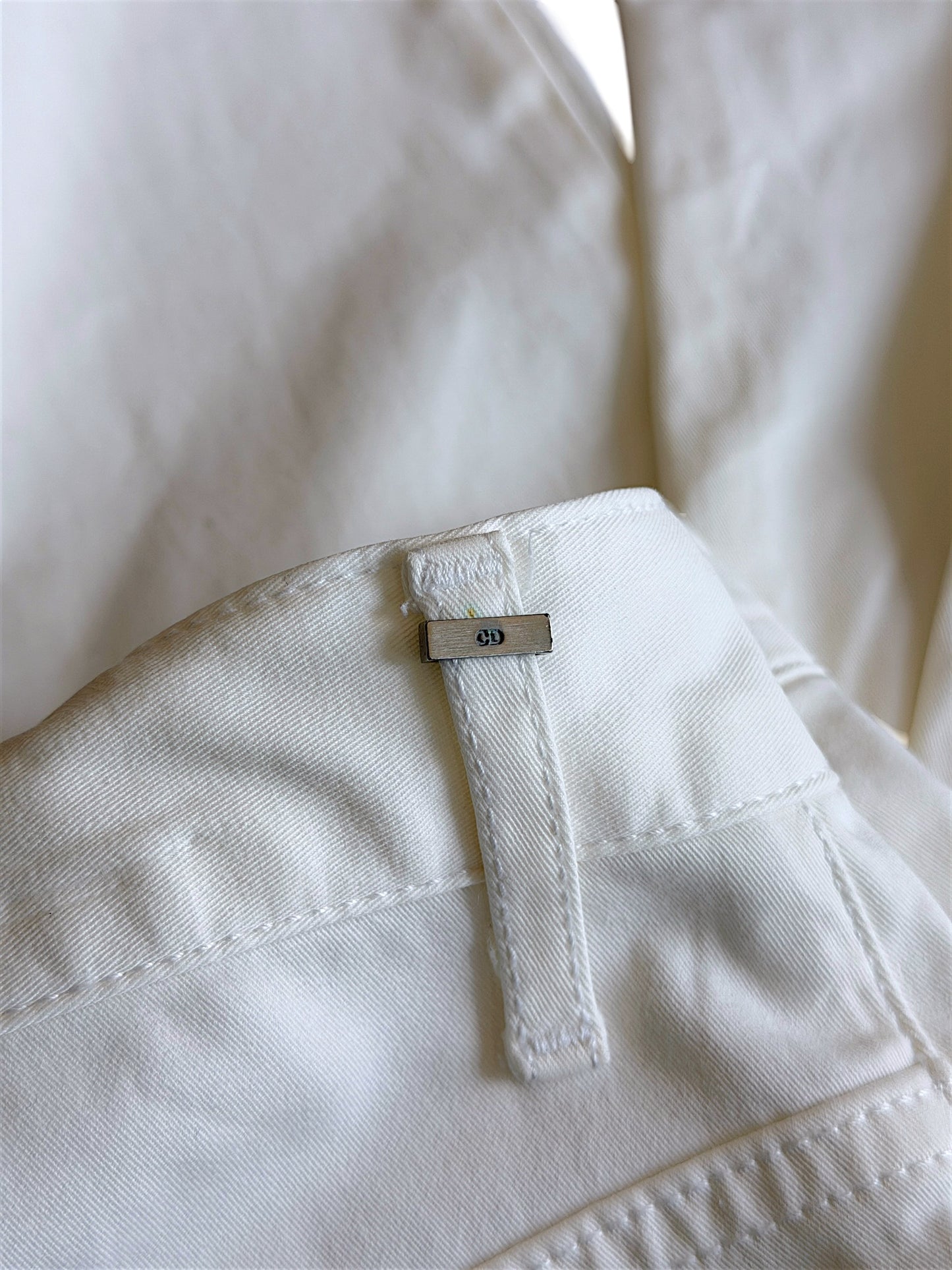 Dior Homme SS08 White Denim Jeans