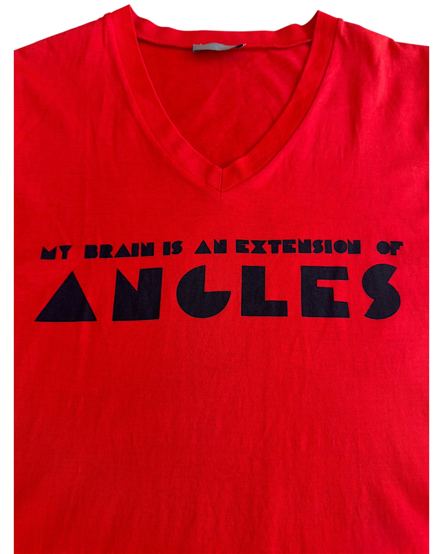 Dior Homme FW09 My Brain Is An Extension Of Angles V-Neck T-Shirt