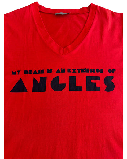 Dior Homme FW09 My Brain Is An Extension Of Angles V-Neck T-Shirt