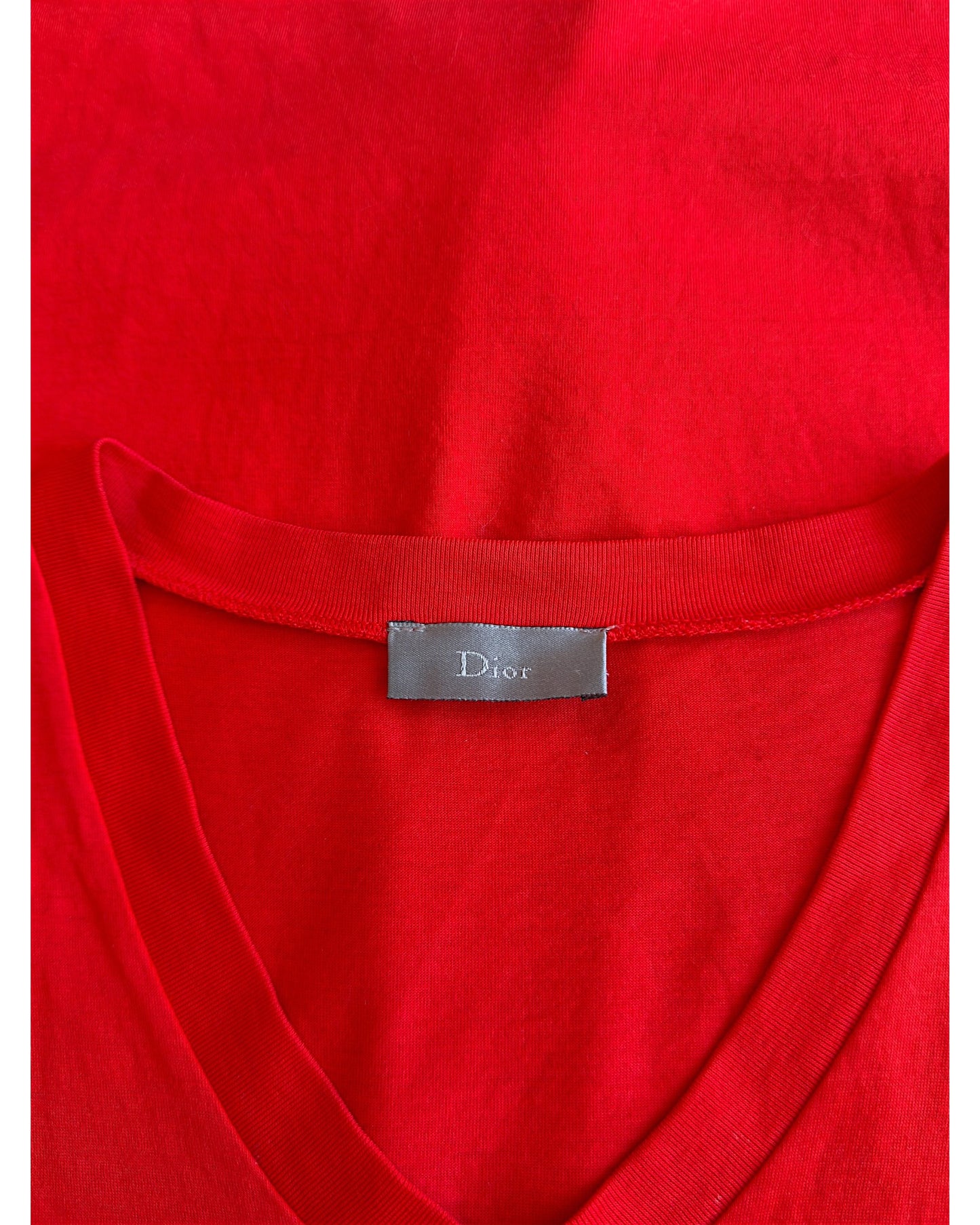 Dior Homme FW09 My Brain Is An Extension Of Angles V-Neck T-Shirt
