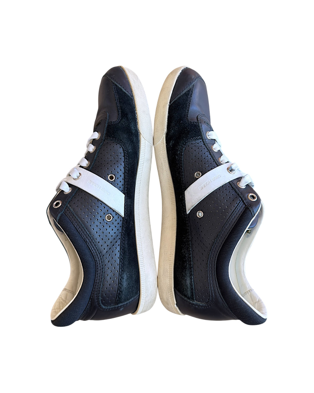 Dior Homme SS13 Suede Panel Leather Sneakers
