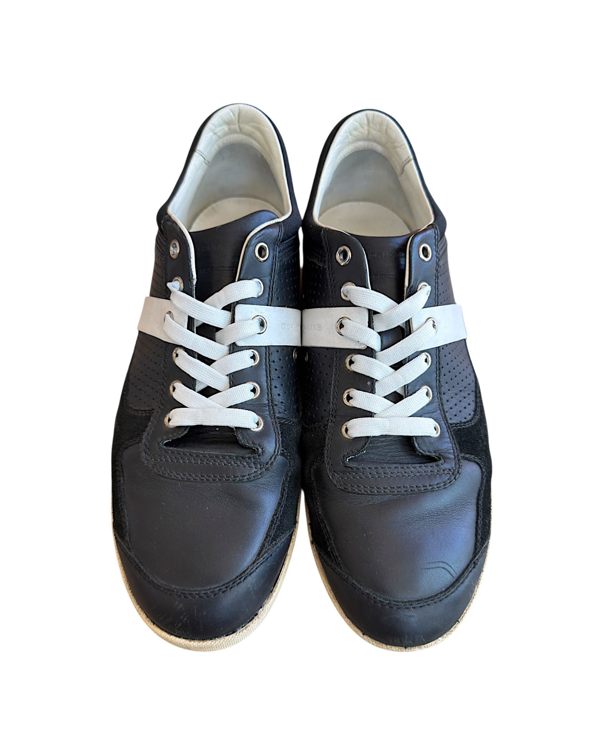 Dior Homme SS13 Suede Panel Leather Sneakers