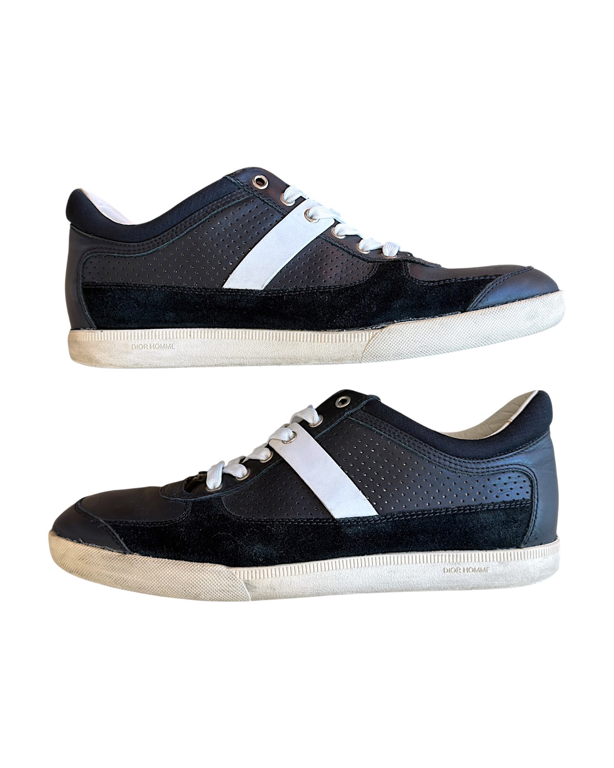 Dior Homme SS13 Suede Panel Leather Sneakers