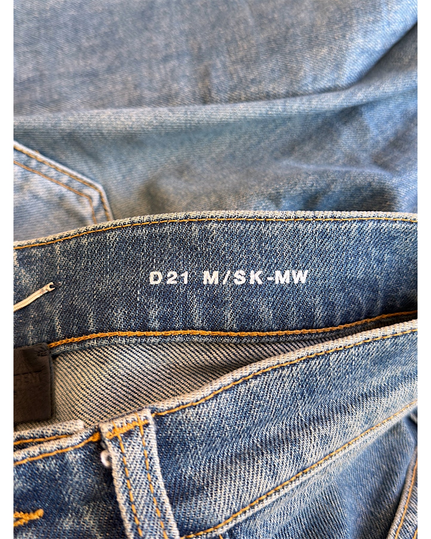 Saint Laurent D21 Light Blue Stone Washed Denim Jeans